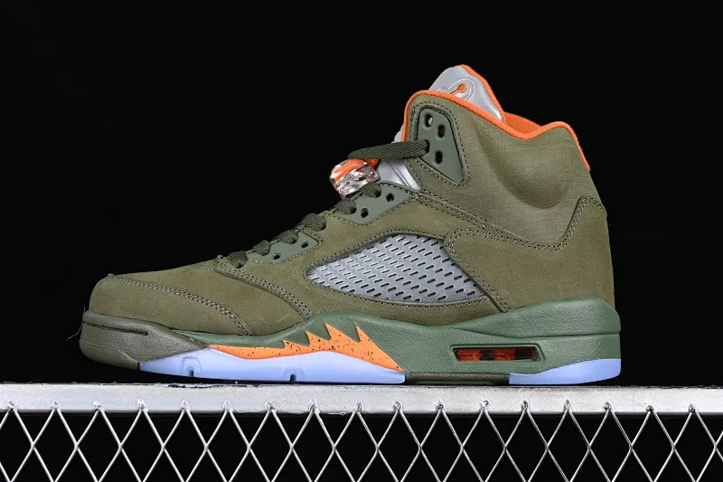 All categories Air Jordan Jordan series basketball shoes Air Jordan 5 Air Jordan 5 Retro "Olive" AJ5 Joe 5 olive green DD0587-308
